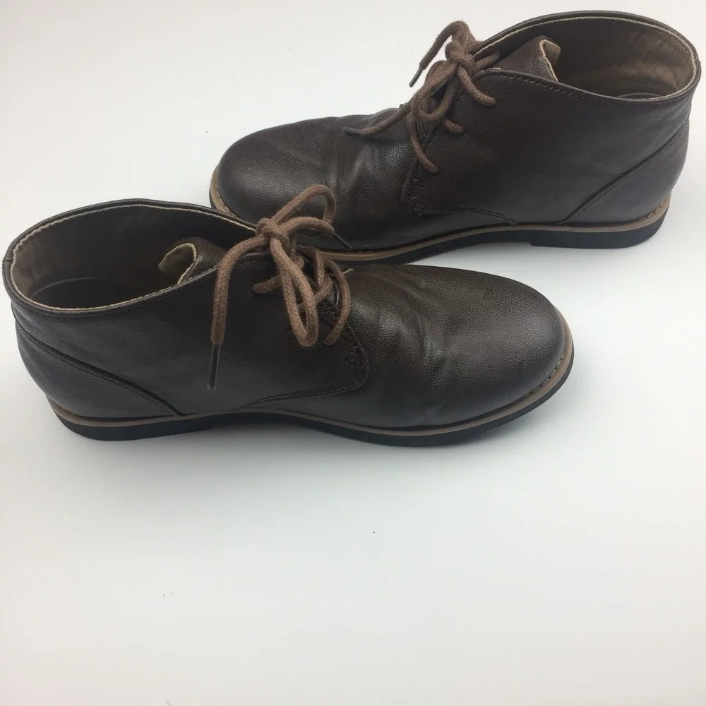 Kids Ankle Bootie Size 4 Lace up Perry Ellis America